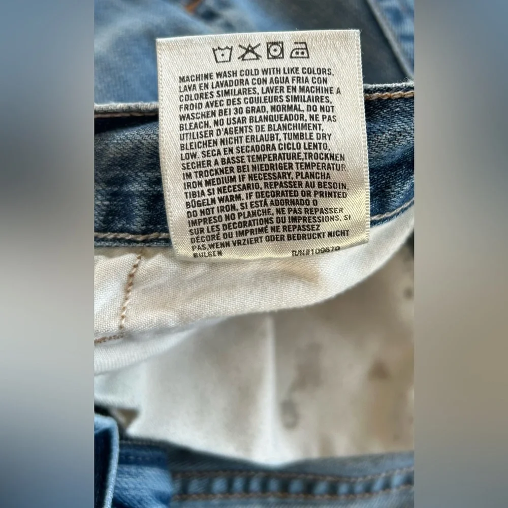 Citizens of Humanity Sid Straight Leg Blue Denim Jeans - Picture 7 of 9